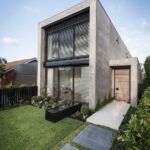 Casas de cemento elegantes