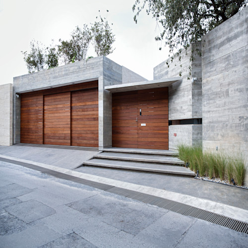Diseños de casas de cemento y madera
