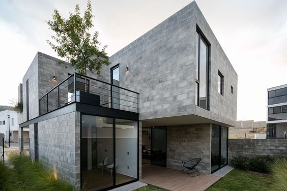 Ideas para diseñar casas de cemento grandes