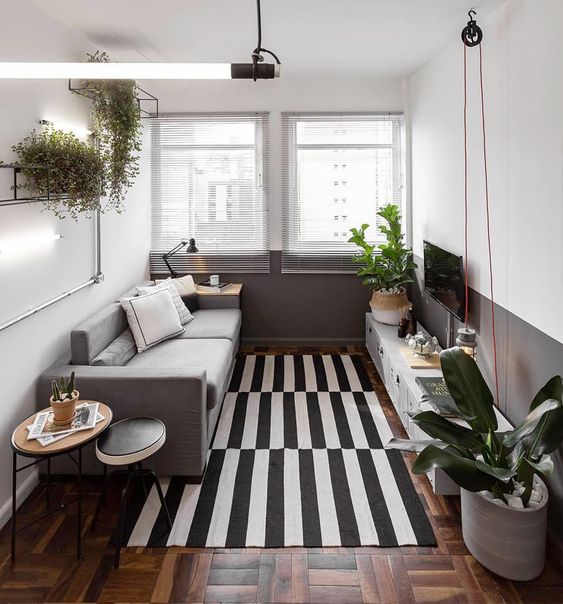 Rayas verticales para decorar tu apartamento con estilo
