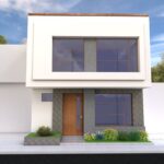 Diseños de fachadas de casas bonitas cuadradas