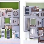 Planos de casas económicas de 2 pisos