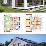 Diseños de casas modernas con medidas