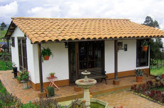 Diseños de casas pequeñas con tejas