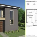 Diseños de casas de dos pisos pequeñas