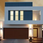 Fachadas de casas de dos pisos minimalistas