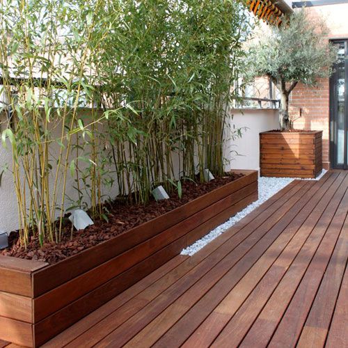 Ideas de jardineras en terrazas
