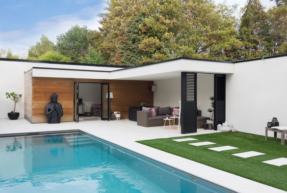 Ideas de casas con piscina