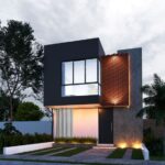 Fachadas de casas negras modernas