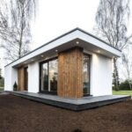 Fachadas de casas pequeñas prefabricadas