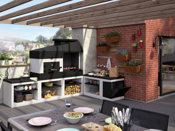 Ideas para ayudarte a crear una cocina al aire libre