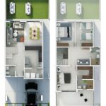 Diseños de casas de dos pisos
