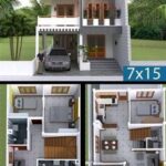 Planos para casas modernas de dos pisos