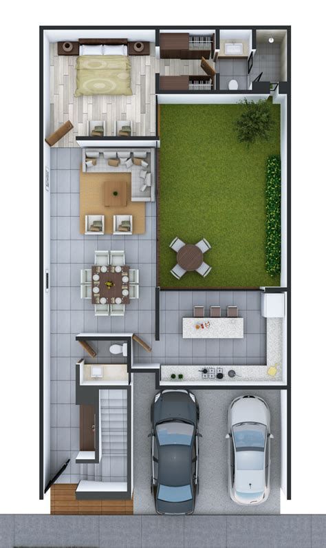 Planos para casas pequeñas modernas