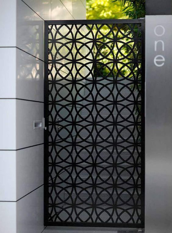 Diseños de puertas de hierro forjado