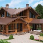 Diseños de dos pisos de casas de madera