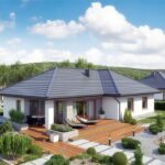 Ideas para casas con techo de teja gris