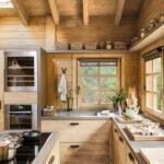 Interiores para casas de campo de madera
