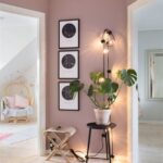 Diseños de paredes en color rosa claro