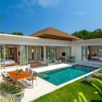 House designs with two rooms and pool
