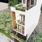 Diseños de casas de tres niveles en un terreno pequeño