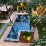Área de piscina en tu jardín