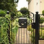 Diseños de puertas para jardín de hierro forjado