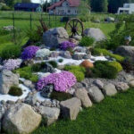 Ideas de islas para jardines con piedras