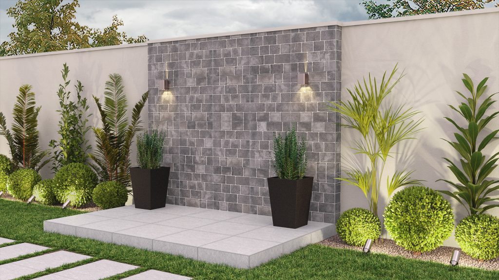 Muros de concreto para casas modernas