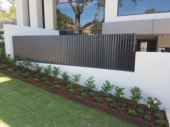 Ideas de vallas modernas para jardines