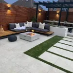 Patios modernos con terraza